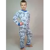 Пижама детская Гномики с начесом 134см Синяя 66518115-1