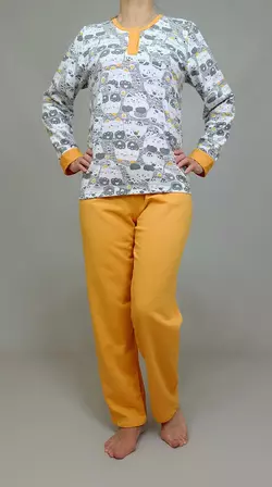 Пижама женская Yellow байковая  44 Желтая 55779903-1