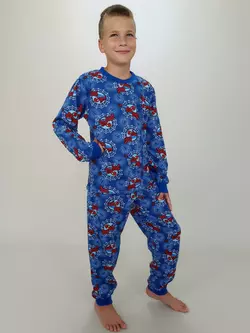 Пижама на мальчика Spiderman теплая 38 Синяя 23684558-2