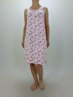 Ночная рубашка женская на бретелях р.48 Розовая (49500799-1)