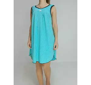 Ночная рубашка женская Голубая (Кулир) 50-52 (26386235-1)