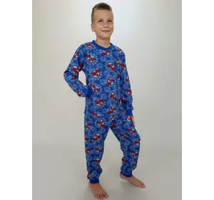 Пижама на мальчика Spiderman теплая 38 Синяя 23684558-2