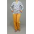Пижама женская Yellow байковая  44 Желтая 55779903-1