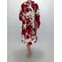 Женский махровый халат на запах  р.48 Красный (15672848-1)