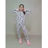 Пижама на девочку Kitty теплая 134см Серая (61385943-1)